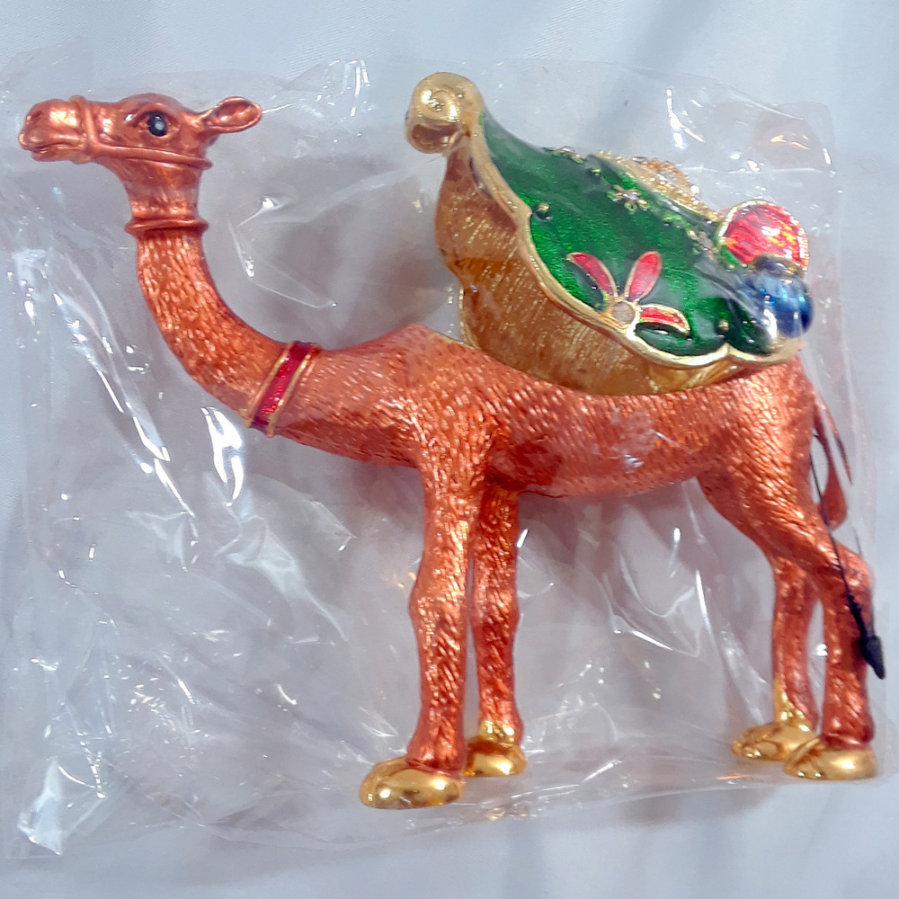 Habibi Camel Pewter Jewel Box